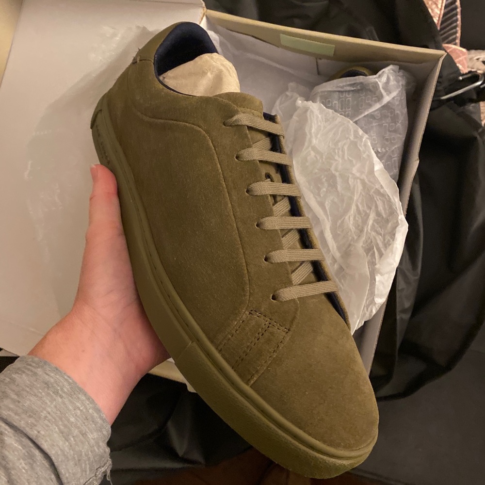 Ted Baker olive sneakers